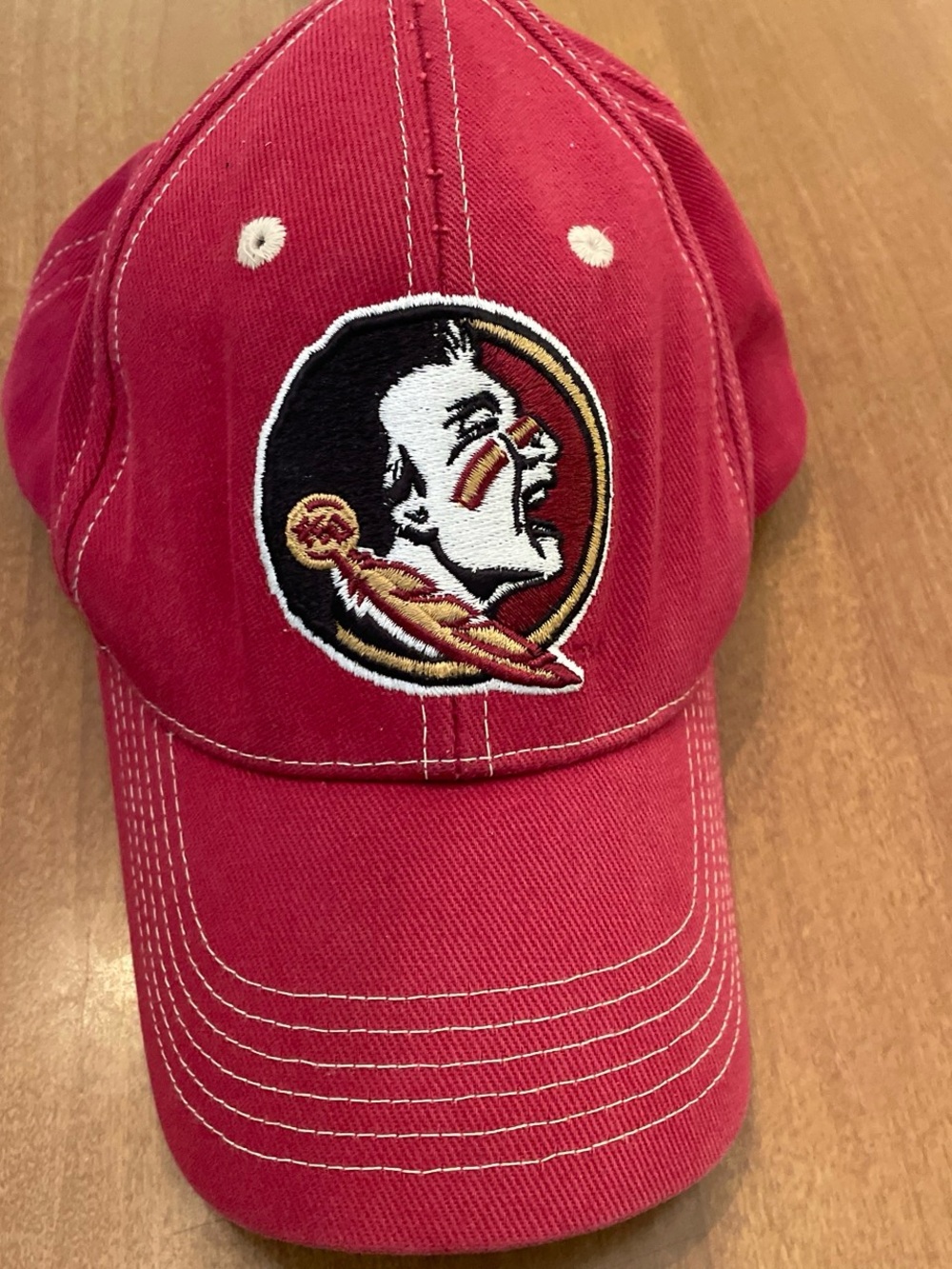 FSU Baseball Cap with Embroidered Circular Logo
